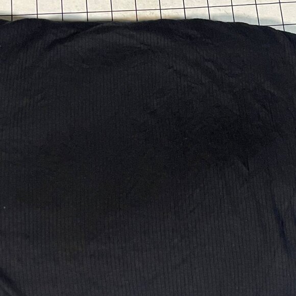 Lightweight Rib Knit Fabric black 55"x67" - Picture 5 of 7